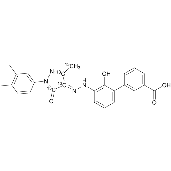 (E/Z)-Eltrombopag-13C4 ((E/Z)-SB-497115-13C4) 1217230-31-3